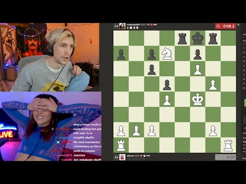 xQc Accidentally Checkmates Andrea Botez