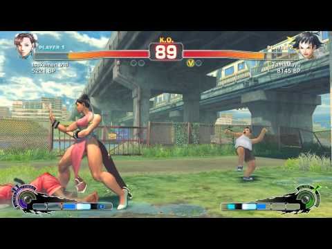SSF4 Ranked Asia: tsukemen tnd (Chun Li) VS TamaMayu (Makoto)