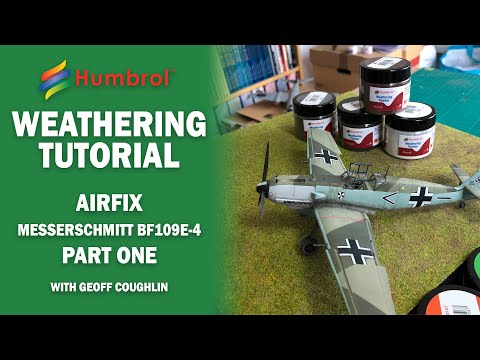 HUMBROL | Weathering Tutorial: Airfix Messerschmitt Bf109E-4 -  Part One