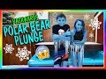 BACKWARDS POLAR BEAR PLUNGE! | We Are The Davises