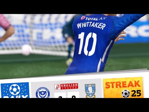 Score! Hero 2022. Daily match Event. Streak . STEAK. 25 ✌️Portsmouth Vs. Sheffield Wed /7/12/2021