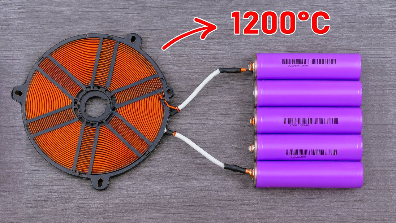 Great Idea! Try Reusing Battery And Copper Coil And Get A Free Stove FOREVER