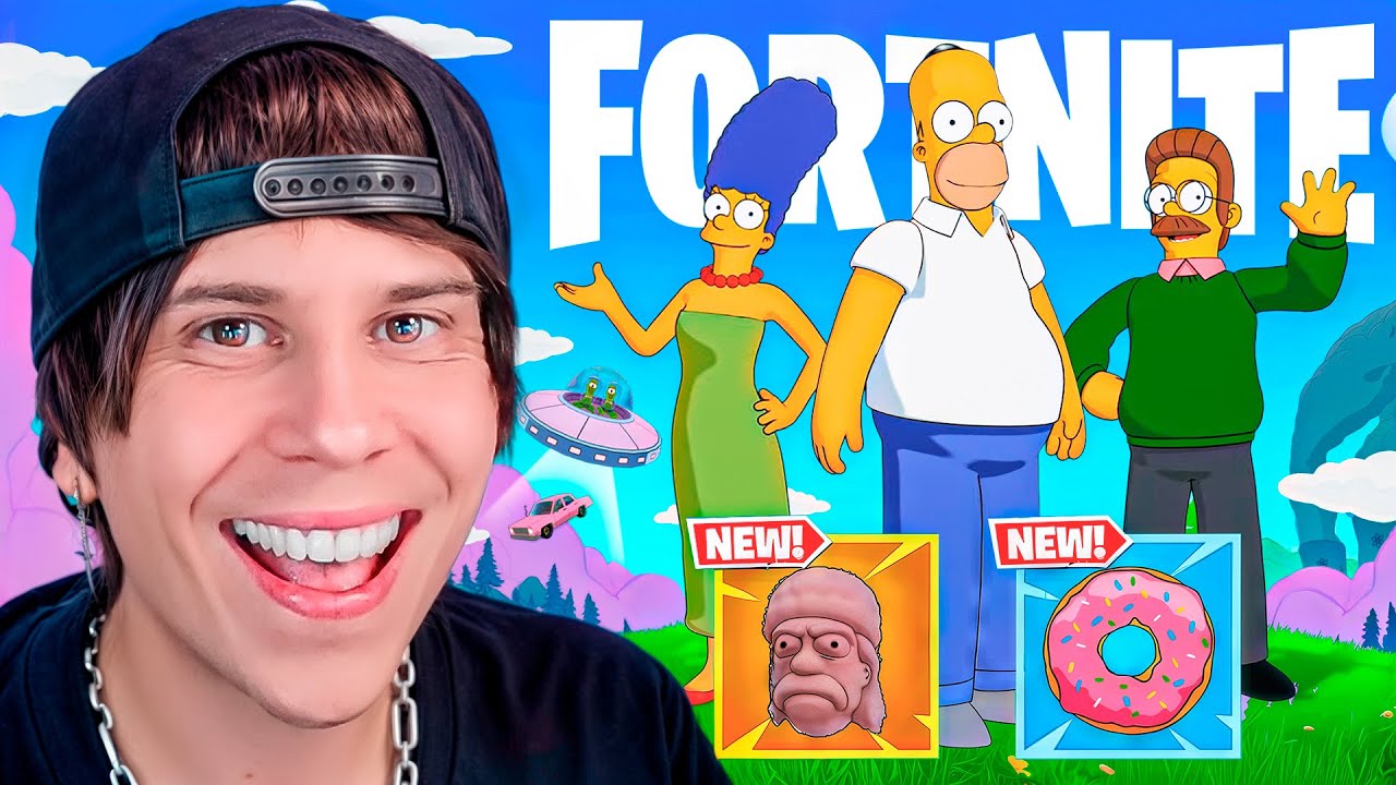 REACCIONANDO A LOS SIMPSON EN FORTNITE
