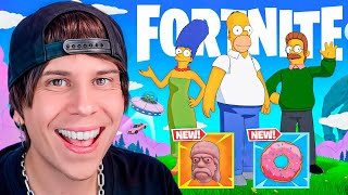 Los Simpson en Fortnite es INCREIBLE