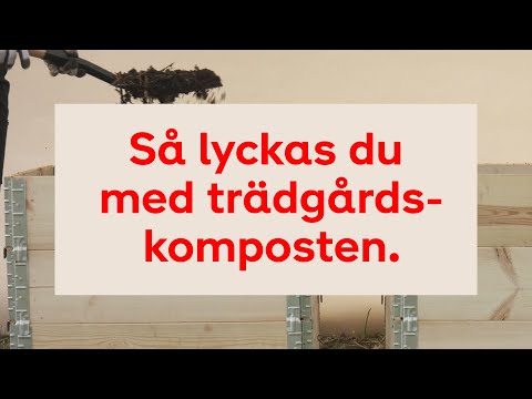 Så lyckas du med trädgårdskomposten