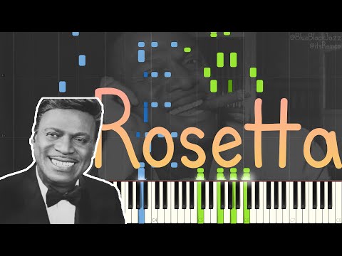 Earl Hines - Rosetta 1939 (Harlem Stride Piano Synthesia)