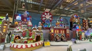 Lowes Red Truck Christmas trees inflatables fireplaces and more!🎅 🥹