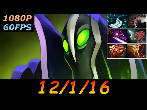 Dota 2 Rubick Pro 12/1/16 (Kills/Deaths/Assists) Top MMR 727 GPM Ranked Full Gameplay