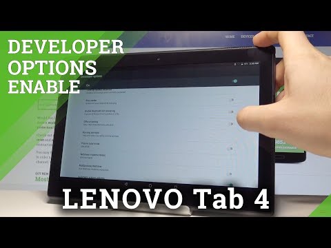 How to Enable Developer Options on LENOVO Tab 4 - OEM Unlocking |HardReset.Info
