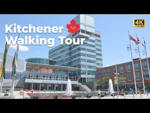 Discovering Downtown Kitchener Ontario | City Hall, King Street, Kitchener Market