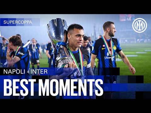 FOR THE THIRD TIME IN A ROW 🏆🏆🏆🖤💙 | BEST MOMENTS - SUPERCOPPA ITALIANA | PITCHSIDE HIGHLIGHTS 📹⚫🔵
