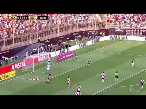 Flamengo 2 - 1 River Plate (Gabriel 89’ and 92’)