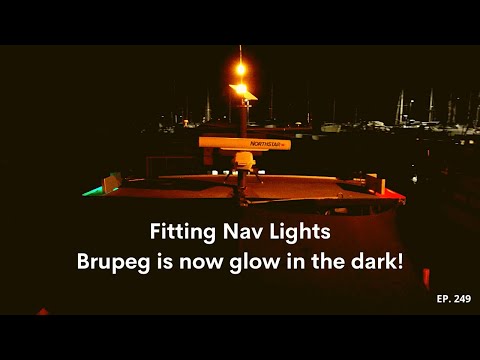 Fitting Nav Lights, Brupeg is now glow in the dark! - Project Brupeg Ep 249