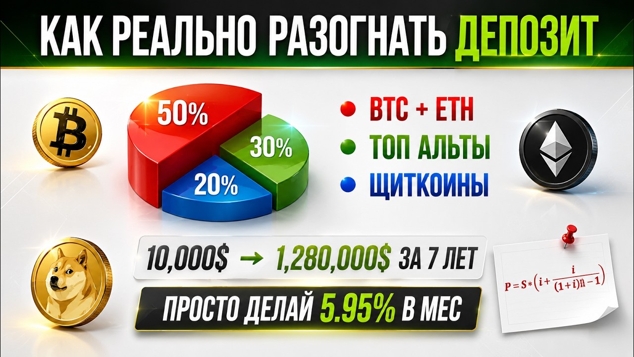 💼 ПОРТФЕЛЬ 2026–2027. В ПРИОРИТЕТЕ БИТКОИН И ЭФИРИУМ