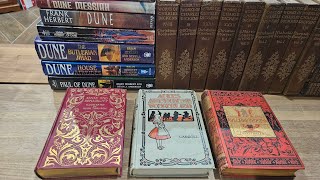 New arrivals at the bookstore! Jane Austen, Alice in Wonderland, Frank Herbert Dune, Charles Dickens