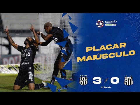 Melhores Momentos de Ponte Preta 3 x 0 Santos - Rodada 5 - Paulistão A1 Sicredi 2021