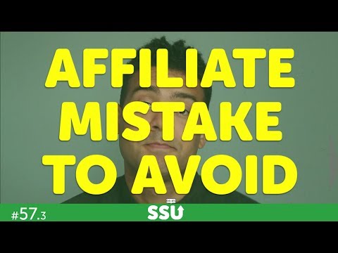 Here's A Newbie Affiliate Marketing Mistake To Avoid