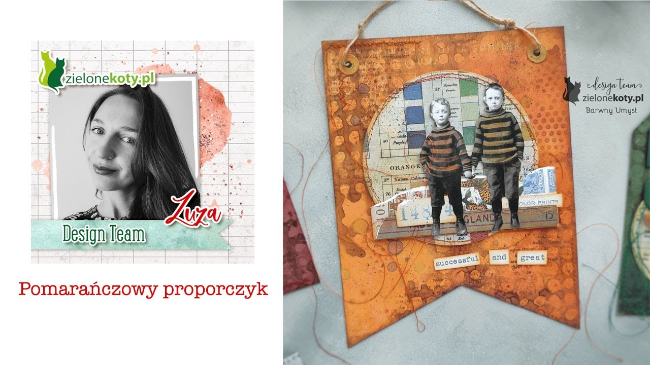 Proporczyk pomarańczowy + video | Zuza