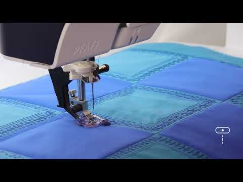 1/4“ Quilt- und Patchwork mit Kantenführung und Klarsicht