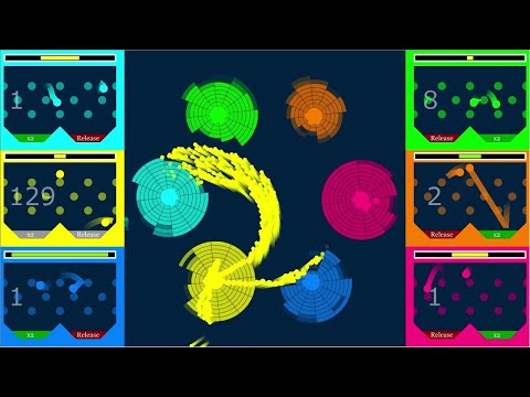 Dynamic Core Destruction x Multiply or Release in Algodoo