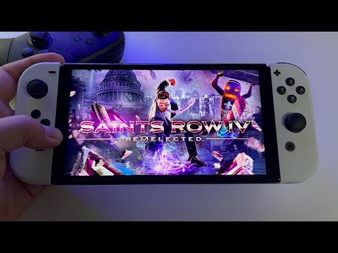 Review Saints Row 4: Re-Elected | Switch OLED gameplay | how good is the game?