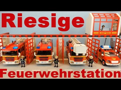 Giant Playmobil Fire Station with 4 Gates EXTENSION seratus1