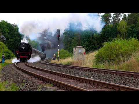 001 180 & 41 018 @ Schiefe Ebene 10.09.2022 | Dampfspektakel | Alex E