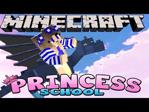 Minecraft Princess School-Little CArly-FLYING MAGICAL DRAGONS!!