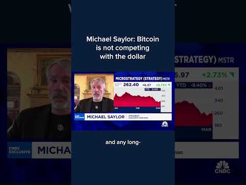 Michael Saylor: Bitcoin is not competing with the dollar