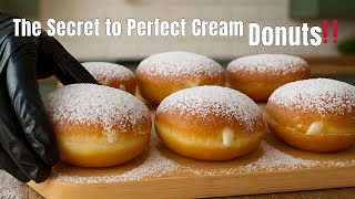 Better Than Bakery! Custard Cream Filled Donuts at Home