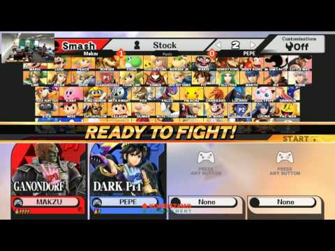 Koneistamo 16 - WiiU Singles - Pools - Makzu(Ganondorf) vs Pepe(Dark Pit)