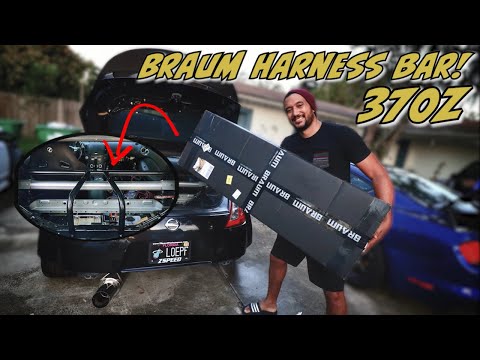 Q60 Motor Swapped 370z Gets The MOST SLEPT On Interior Mod | Braum Harness Bar Install *370z*