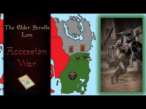 "The Accession War" explained with map - The Elder Scrolls Lore (Argonian invasion of morrowind)