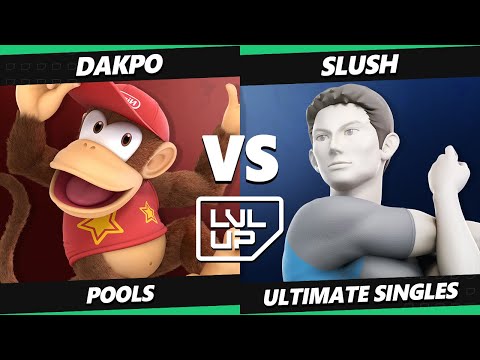 LVL UP EXPO 2023 - Dakpo (Diddy Kong) Vs. Slush (Wii Fit) SSBU Ultimate Tournament
