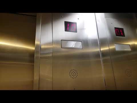 Fast Westinghouse (mod. by Kone) Traction Elevator at 475 W Georgia St. - Vancouver BC