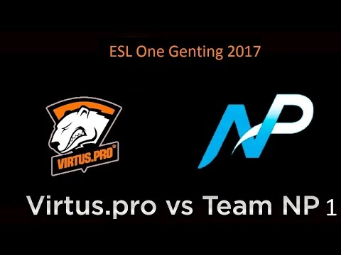 Virtus,pro vs Team NP   - #1 game. BEST MOMENTS  ESL One Genting  2017 .
