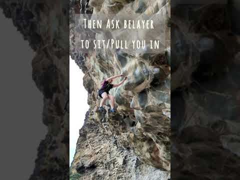 Tips for tramlining to clean a steep sport climb and avoid swinging out