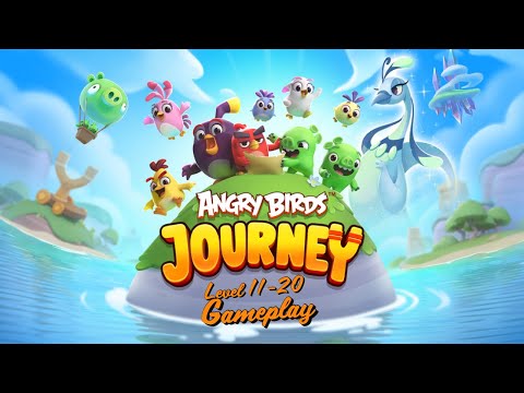 Angry Birds Journey Level 11-20 Gameplay (iOS ipad)