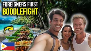 Filipinos Teach Foreigners How To Boodle Fight (Mukbang)