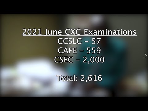 2021 CXC EXAMINATIONS END