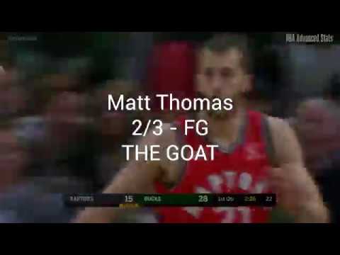 Matt Thomas the GOAT (vs. Bucks)