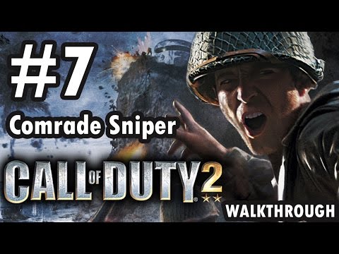 Call of Duty 2 - Mission 7 - Soviet Campaign - Comrade Sniper (Walkthrough)