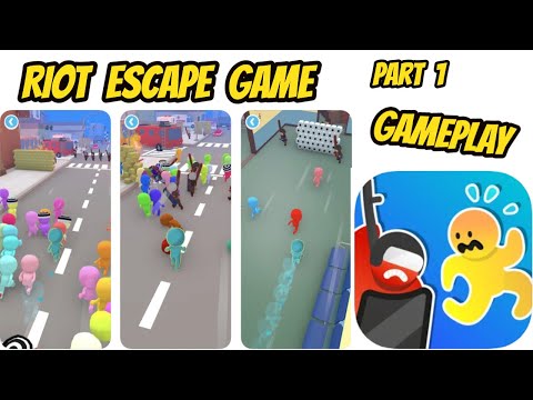 Riot Escape Game Gameplay All Levels Part 1 Gameplay Walkthrough (Android-iOS)