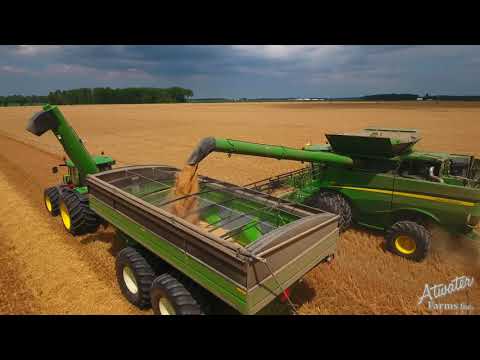 2018 Atwater Farms Inc. Wheat Harvest Video