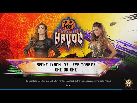BECKY LYNCH vs EVE TORRES - WWE2K24