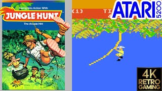 Jungle Hunt Atari 5200 4k Gameplay
