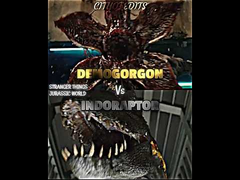 Demogorgon vs Indoraptor #demogorgon #indoraptor #jurassicworld #vsedit #vsbattle #strangerthings4