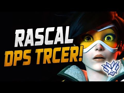 RASCAL INSANE TRACER! 55 ELIMS! [ OVERWATCH SEASON 9 TOP 500 ]