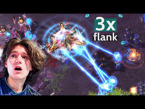 Triple Mothership Flank: Clem vs MaxPax! Epic StarCraft 2 Late Game
