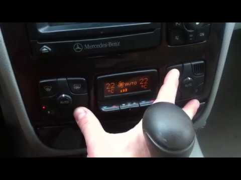 Mercedes s500(W220) Manual open flaps HEATING